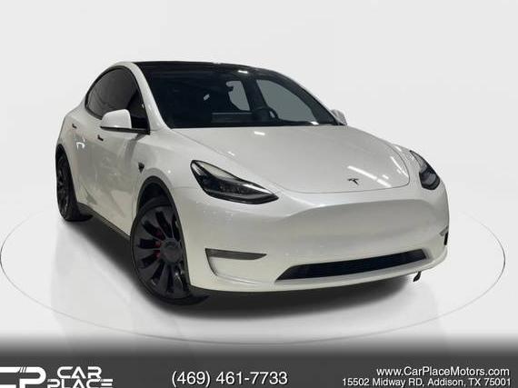 TESLA MODEL Y 2021 5YJYGDEFXMF269245 image